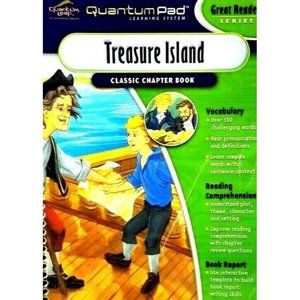 Quantum Leap Pad Lot of 2 Games Treasure Island & The Human Body W Books (K3)